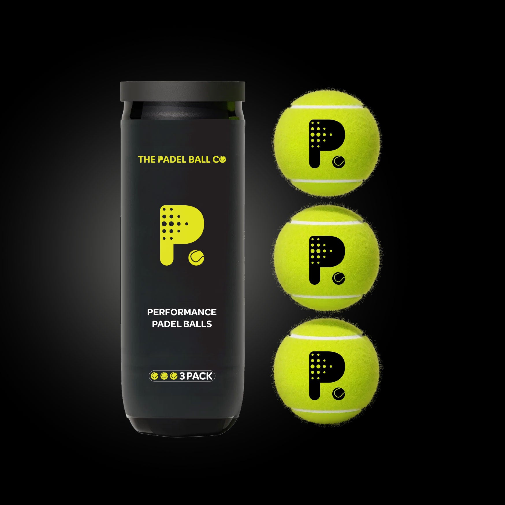 Performance Padel Balls - 3 Pack